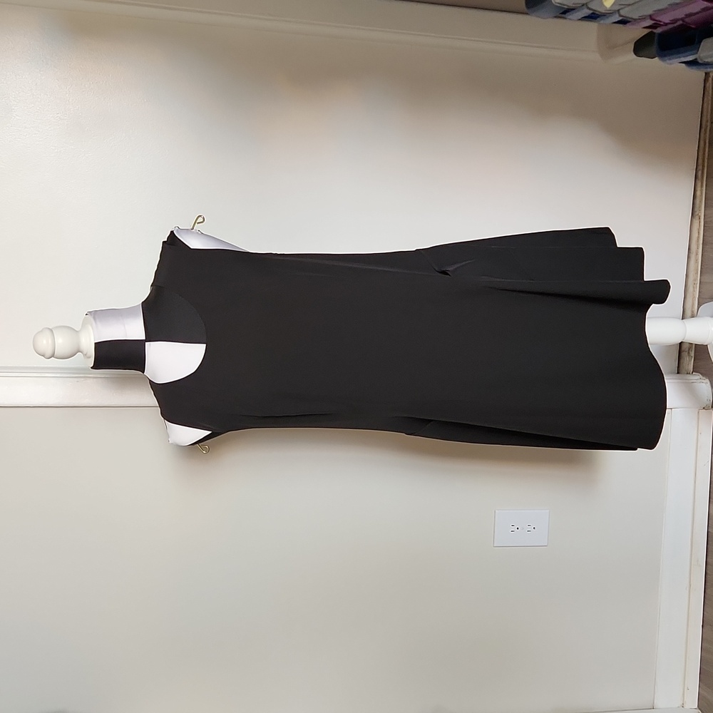 Emma and Michele Simple Black Dress